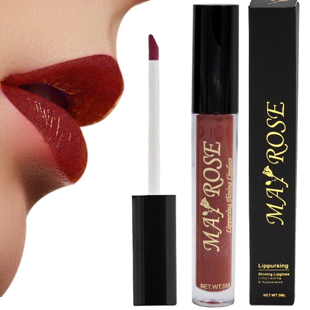 6 pcs Lip Gloss Glitter Long lasting